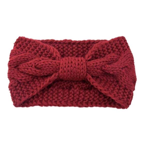 2/$21 Red Ladies Knot Winter Headband - Brand New - Picture 4 of 6